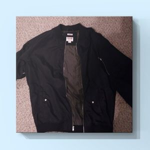 Black Bomber Jacket